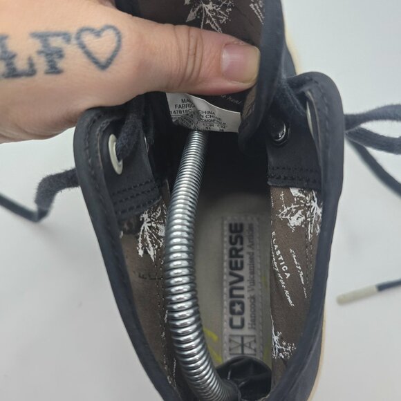 Converse x Hancock Vulcanised Articles Jack Purcell black sneakers | WMS 9.5 - Picture 6 of 11